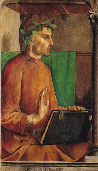 Porträt von Dante Alighieri (1265-1321), ca. 1475 von Joos van Gent